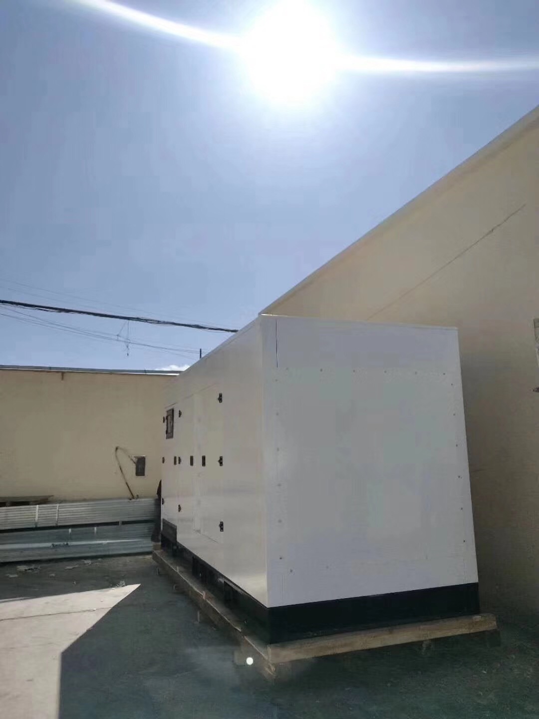 青海西寧上柴500千瓦的柴油發(fā)電機組正式投入使用