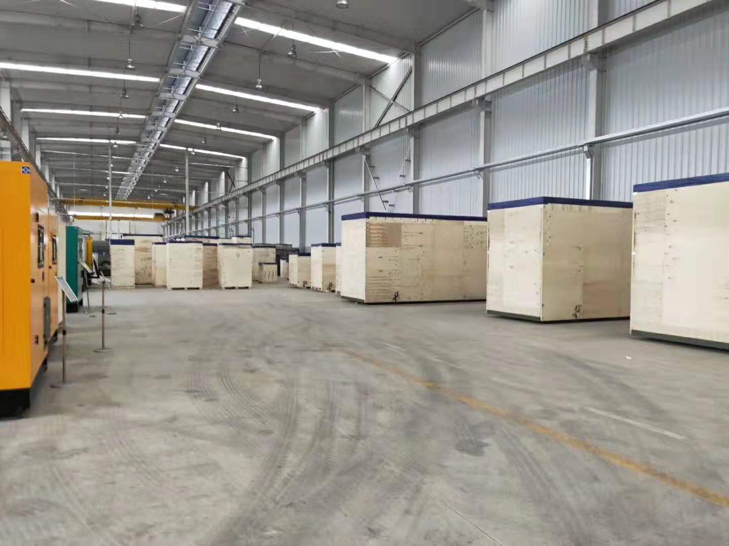 出口柴油發(fā)電機組木箱已全部完工，等待運輸