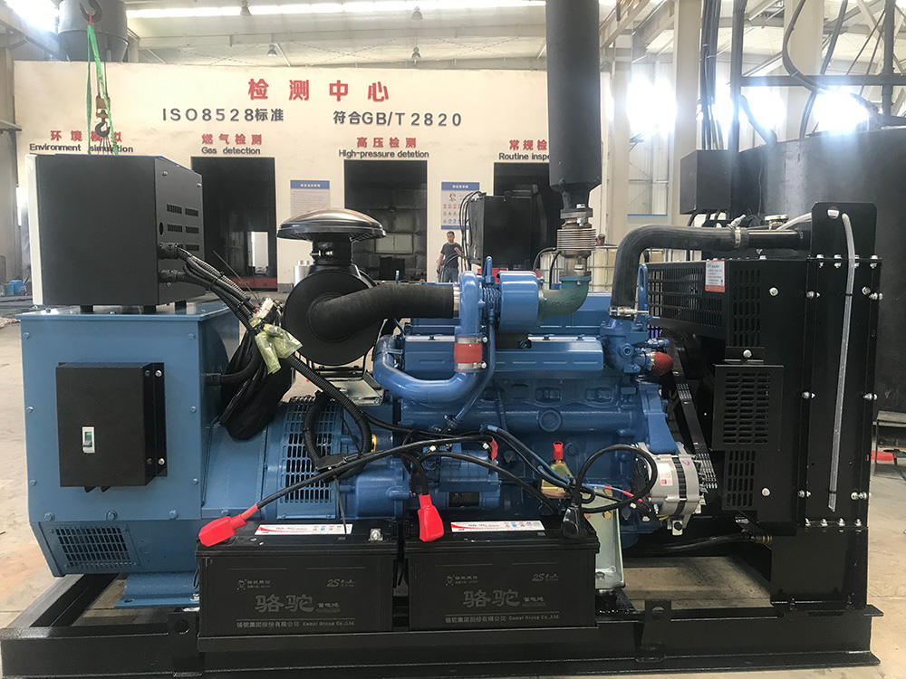 廣西玉柴100千瓦的柴油發(fā)電機(jī)組檢測完成，待出貨